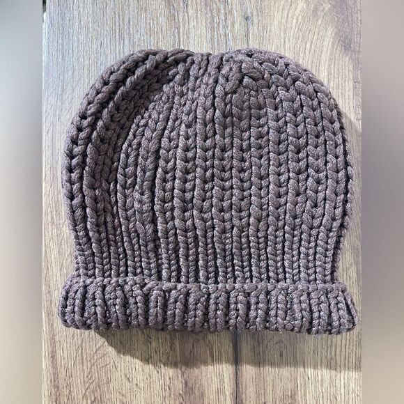 The Row Brown Knit Hat